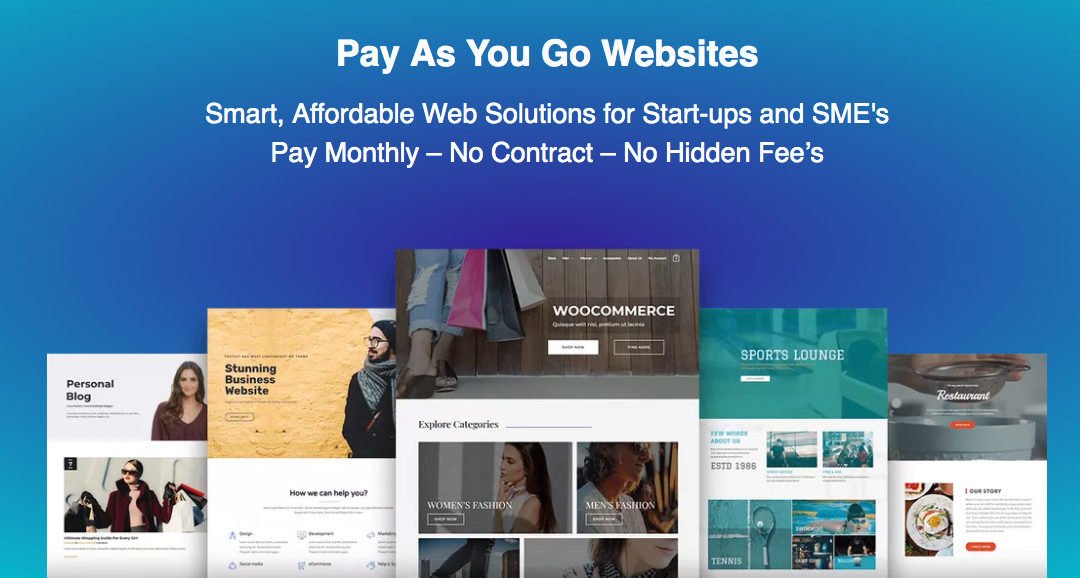 Pay As You Go Websites